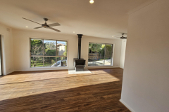 floorboards with fan