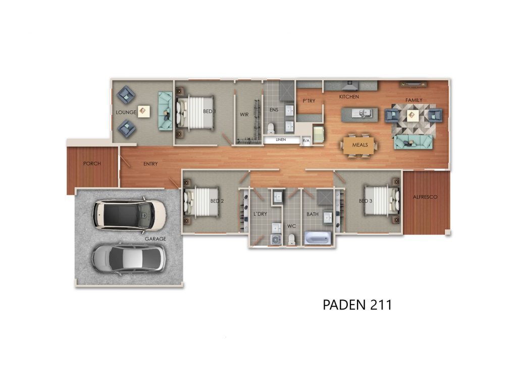 the Paden home floor plans